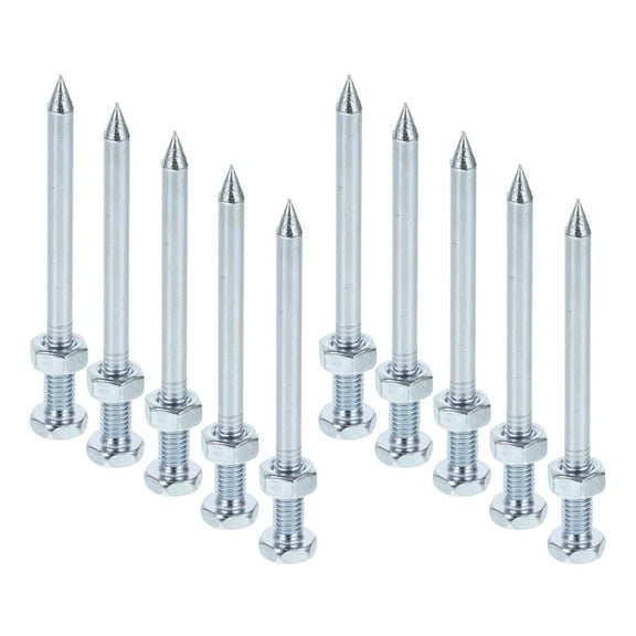 FOMIYES 10Pcs Metal Lawn Aerator Spikes for Soil Aeration and Gardening Tools