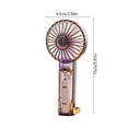 thumbnail image 4 of ICQOVD Desktop Fan Mini Usb Rechargeable Handheld Fan Small Portable Cooling Fan Hands-Free Portable for Outdoor Work, 4 of 6