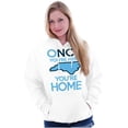 thumbnail image 3 of North Carolina You're Home Here Cute Hoodie Sweatshirt Women Men Brisco Brands M, 3 of 6