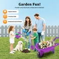 thumbnail image 3 of OUTGOO Kids Gardening Tools Set, 10pcs Kids Gardening Tools with Wheelbarrow, Shovel, Rake, Leaf Rake, Outdoor Toddler Toys Yard Digging Weed Pretend Toys for Boys Girls Age 3+, 3 of 7