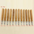 thumbnail image 7 of Sufanic 12Pcs/Set Woodworking Engraving Tools High Hardness Wear Resistance Steel+Wood, 7 of 7