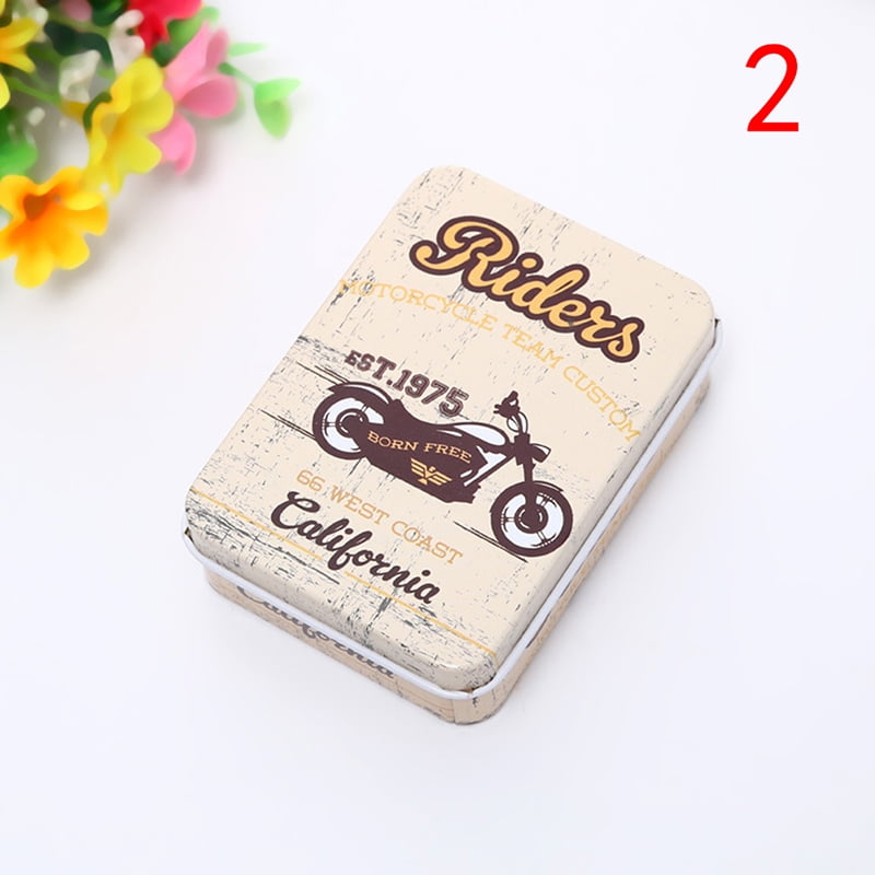 Details about   Colorful Mini Tin Can Boxes Metal rectangle Hairpin Jewelry Storage Container Jc 