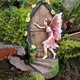 thumbnail image 5 of Gran puerta de hadas Elf Pixie Steps Madera Piedra Miniatura ín de hadas Adorno Estatuilla al aire libre Árbol Decoración 19 cm de Macarena puerta de hadas, 5 of 8