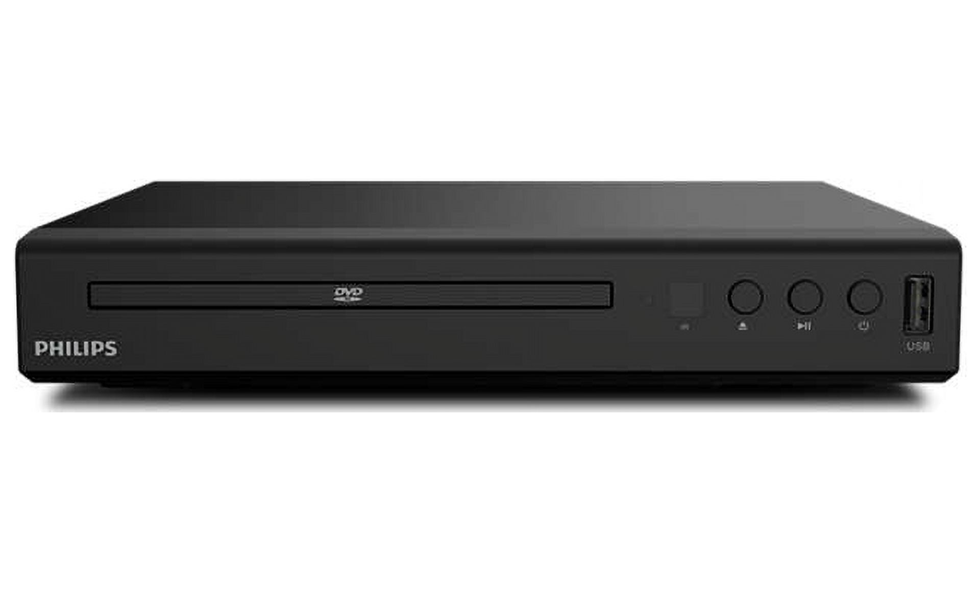 Philips TAEP200 Multi Region Code Free 1080P HDMI Upscaling DVD Player W/ USB Input 110-240 Volt - image 3 of 5