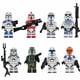 thumbnail image 2 of Figuras de Bloques de Construcción 24 Piezas Set de Soldados de Combate Galáctico - Armas y Accesorios | Juguetes Retro-Futuristas para Armar, 2 of 6
