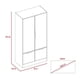 thumbnail image 5 of Mueble alto de almacenaje, Color Gris, 2 Cajones, 5 of 6