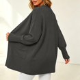 thumbnail image 7 of QGJZVUNL Long Cardigans for Women with Pockets Fall Winter Knitted Long Sleeve Sweaters Coats Size XL, 7 of 7