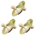 thumbnail image 1 of 3 Pair Brass Cymbals with Knobs Finger Cymbals with Wood Knobs for Dancer Percussion Instrument, 1 of 6