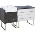 thumbnail image 1 of Imaginations Américaines 60.75 pouces W Vanity Set Gris, 1 of 1