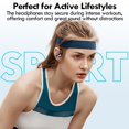 thumbnail image 4 of Auriculares inalámbricos kurdene Sport Bluetooth negros, 4 of 8