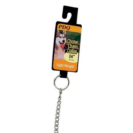 UPC: 0072929127144 | PDQ 12714 Choke Chain Dog Collar 14