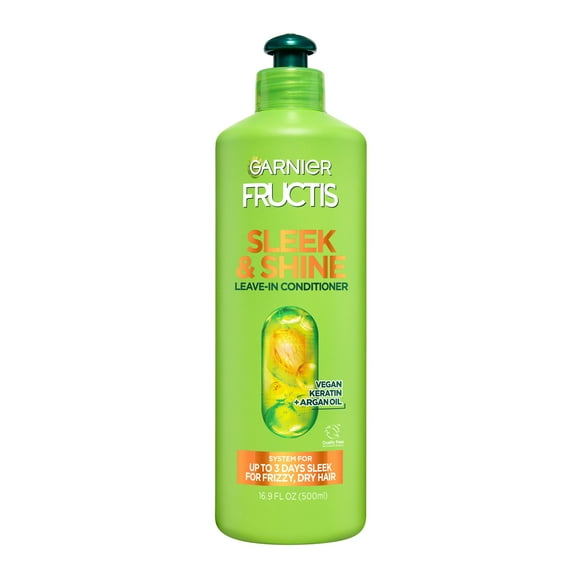 Garnier Fructis Sleek Leave-In Hair Conditioner XL, 16.9 fl oz