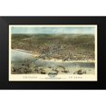 thumbnail image 2 of Ruger 24x17 Black Modern Framed Museum Art Print Titled - Chicago Illinois - Ruger 1868, 2 of 5