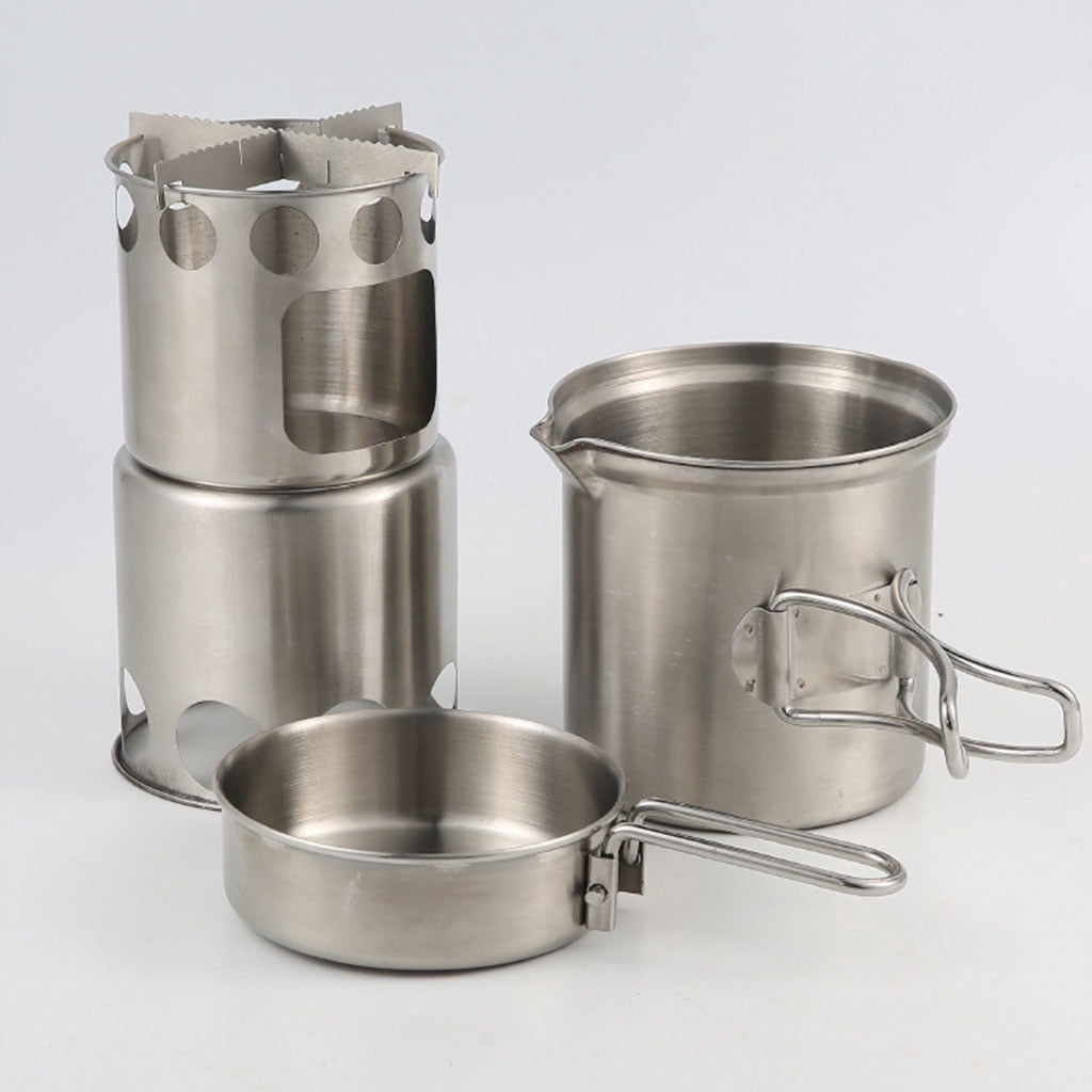 Portable Camping Folding Windproof Stove Outdoor Barbecue Cookware Hotplate