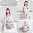 thumbnail image 6 of Pink Princess Unicorn Pattern Womens Lunch Box for Work,Insulated Large Lunch Bag for Tween and Teen,Loncheras Para Mujer,Leakproof Adult Lunch Bag for Work,Beach,Travel,Picnic,Camping, 6 of 7