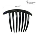 thumbnail image 6 of Parcelona French Twist 7 Teeth Large Celluloid Side Hair Combs for Women(2 Pcs), 6 of 33