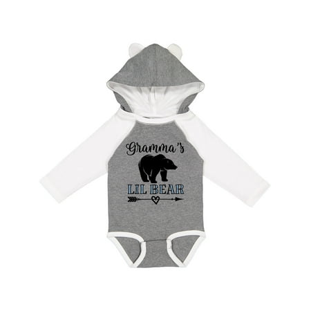 

Inktastic Gramma Lil Bear Grandson Gift Gift Baby Boy Long Sleeve Bodysuit