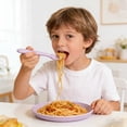 thumbnail image 6 of MMJ Silicone Baby Fork and Spoon Set Soft Colorful Toddler Utensils for Self Feeding Weaning, 6 of 8