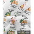 thumbnail image 6 of Camping Car Linen Curtain Valance for Bedroom/Bathroom/Kitchen/Office/Living/Dining Room Window,Pine Tree Watercolor Camp Barbecue RV Bus Rod Pocket Topper Decorative Cafe Drapes Panel 42"x12", 6 of 6