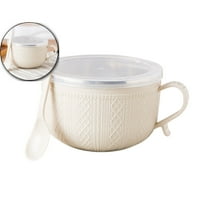 Insulated Stainless Steel Soup Bowl, Small Rice Cereal Bowl, Heat-Resistant Camping Food Bowl for Outdoor Use