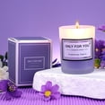 thumbnail image 3 of Gifts for Mom,Women,Wife, Girlfriend, Sister, Friends, Her -Mothers Day Gifts ,Unique Birthday, Christmas, Valentine's Day - Initial Lavender Spa Gift Basket Set (purple), 3 of 7