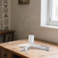 thumbnail image 6 of nvzhuang Christmas Candle Holder, Antlers Desktop Pillar Candle Holder Party Home Decor Present, 6 of 7