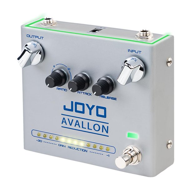 Pedal de efectos compresor JOYO AVALLON R-19 para bajo eléctrico