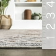 thumbnail image 3 of nuLOOM Dawson SpinClean Machine Washable Distressed Medallion Area Rug, 3' x 5', Dawson Beige, 3 of 8