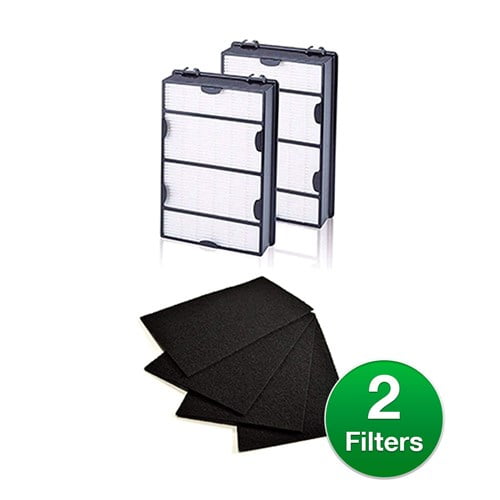 4pk Prefilter for Holmes & Bionaire 2pk Hapf600 Replacement Hepa Filter B 