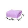 thumbnail image 2 of Bath Towel, Solid Color Pineapple Weave, High Density Fleece, Thickened Border, Soft Absorbent Towel for and Home, Multicolor, 2 of 8