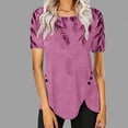 thumbnail image 2 of Blouses & Button-Down Shirts Plus Size Novelty Golf Tees for Women Cute Graphic Crop Tops for Women Short Sleeve Tunic Tops for Women 3Xl, 2 of 5