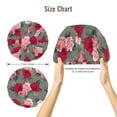 thumbnail image 5 of Rateoe Rose Flowers Pattern Silk Satin Hair Bonnet for Sleeping, Adjustable Sleep Cap Turban for Women , Curly Straight Hair Long Large Braid, 5 of 6