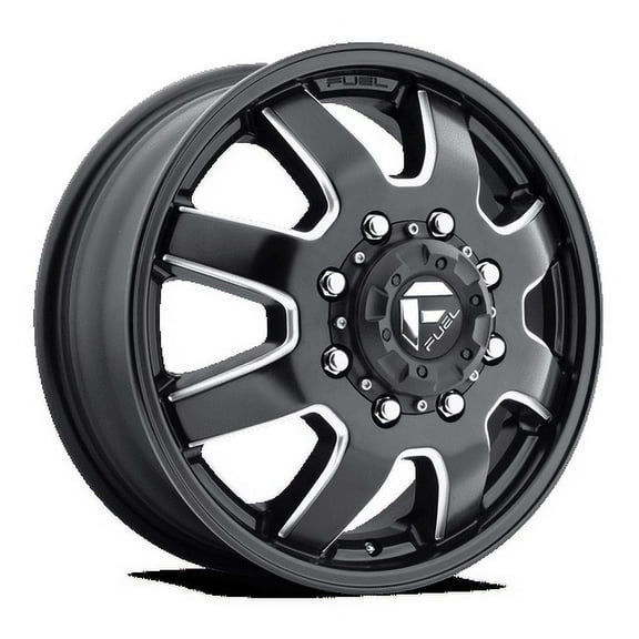 Fuel 1PC Aluminum Rim D538 MAVERICK 17X6.5in Matte Black Milled Finish, D538176582F