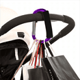 thumbnail image 3 of Noneea 3PCS Stroller Hooks, 5.2'' Large Carabiner Clip - Carabiner Large, Baby Stroller Hooks for Hanging Bags, Stroller Accessories(Purple), 3 of 6