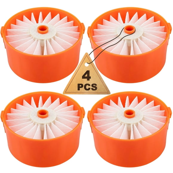 Paquete de 4 elementos de filtro para aspiradora inalámbrica BLACK+DECKER POWERSERIES BSV2020G BSV2020P # N665227