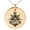 Rose, variant on Stainless Steel Jolly Roger Pirate Skull Anchor Engraved Small Medallion Circle Charm Pendant Necklace