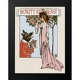thumbnail image 2 of Crane, Walter 12x14 Black Modern Framed Museum Art Print Titled - Beauty and the Beast Title Page, 2 of 5