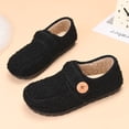 thumbnail image 2 of Mfakffe Fuzzy Slippers Women Men Comfy Diabetic House Slippers Soft & Cozy Barefoot House Shoes Adjustable, 2 of 5