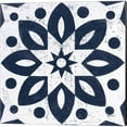 thumbnail image 4 of Great Art Now Blue and White Tile by Kathrine Lovell 3 Piece Canvas Art Set Each 14W x 14H, 4 of 4
