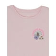 thumbnail image 3 of Wonder Nation Girls Kindness Matters Graphic Tee with Short Sleeves, Sizes 4-18, 3 of 3