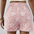 thumbnail image 2 of Women’s High Waisted Floral Denim Shorts, Summer Casual Jean Shorts, 2 of 4