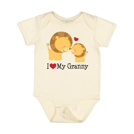 

Inktastic I Love My Granny Gift Baby Boy or Baby Girl Bodysuit