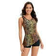 thumbnail image 1 of Aayomet Plus Size Bathing Suit for Women Swimsuit (Brown, XL), 1 of 3