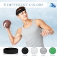 thumbnail image 4 of Daletu 4 Pack Cotton Terry Sweat Headbands for Men & Women, Absorbent Sports Headbands for Running, Gym, Basketball, Tennis, 4 of 7