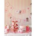 thumbnail image 1 of Miangastore 30pcs Striped Paper Straws Drinking Straws (Pink+White), 1 of 4