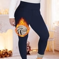 thumbnail image 5 of Women's Plus Size Leggings with Pockets Tummy Control High Waisted Yoga Pants Seamless Stretchy Workout Pants Ladies Comfy Plus Size Trendy Outfits Lightweight Cute Fashion Dressy Clothes, 5 of 9