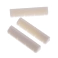 thumbnail image 1 of 3x Cattle Bone Slotted Nuts Carved for 4-String Guitar Replacement Parts, 1 of 6