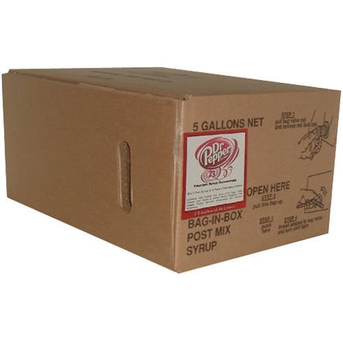 Willtec Dr. Pepper Soda Fountain Syrup, 5 Gallon