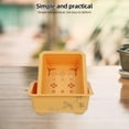 thumbnail image 2 of KAKOWELY rectangle planter box 2pcs Root-Control Planter Box Rectangle Plastic Flower Pots with Bird Pattern for Windowsills Patios Outdoor Uses7.87"X6.1"X2.56", 2 of 5