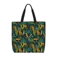thumbnail image 1 of Easygdp Jungle Leopard Yellow Bolsa Tote para Mujer, Bolso de Hombro para Trabajo, Playa, Viajes, Compras y Supermercado, 1 of 7